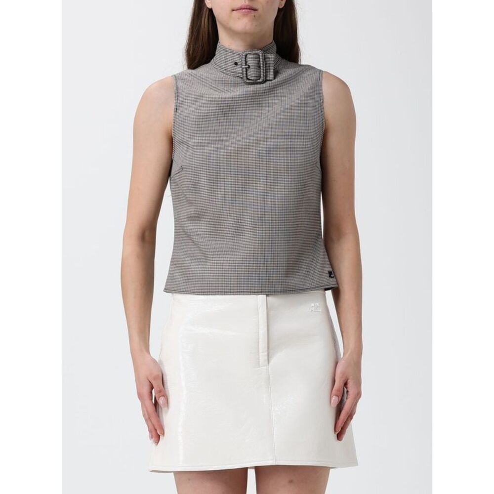 Courreges Top Woman Beige